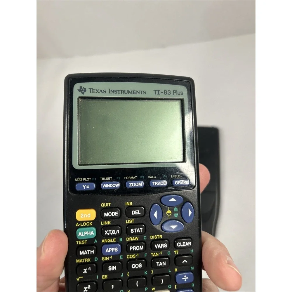 Texas Instruments TI-83 Plus Graphing Calculator with Cover - Parts/Repair